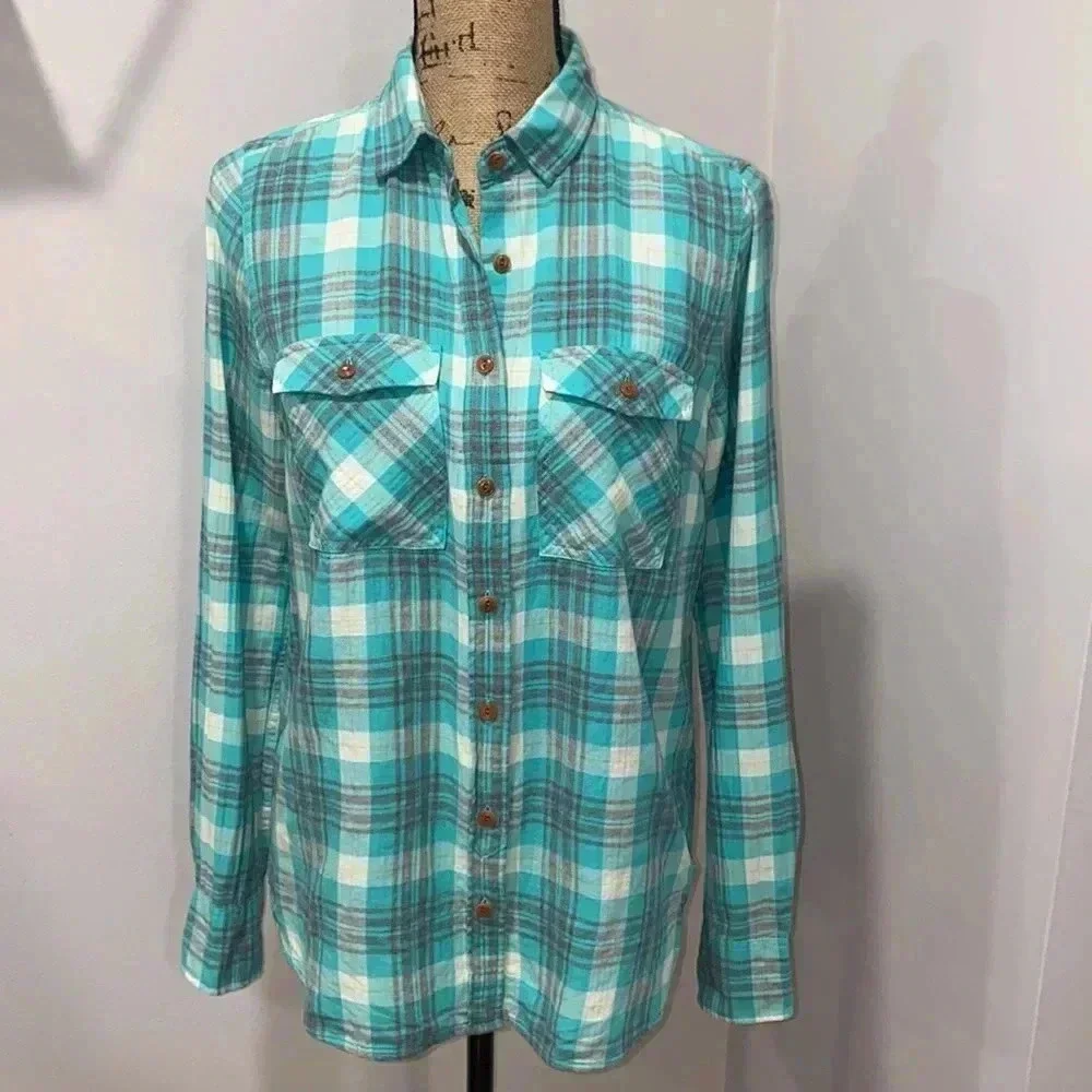 J. Crew Plaid Button Up